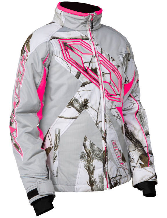 Castle Youth Realtree AP Snow Camo/Pink Launch G3 Snowmobile Jacket