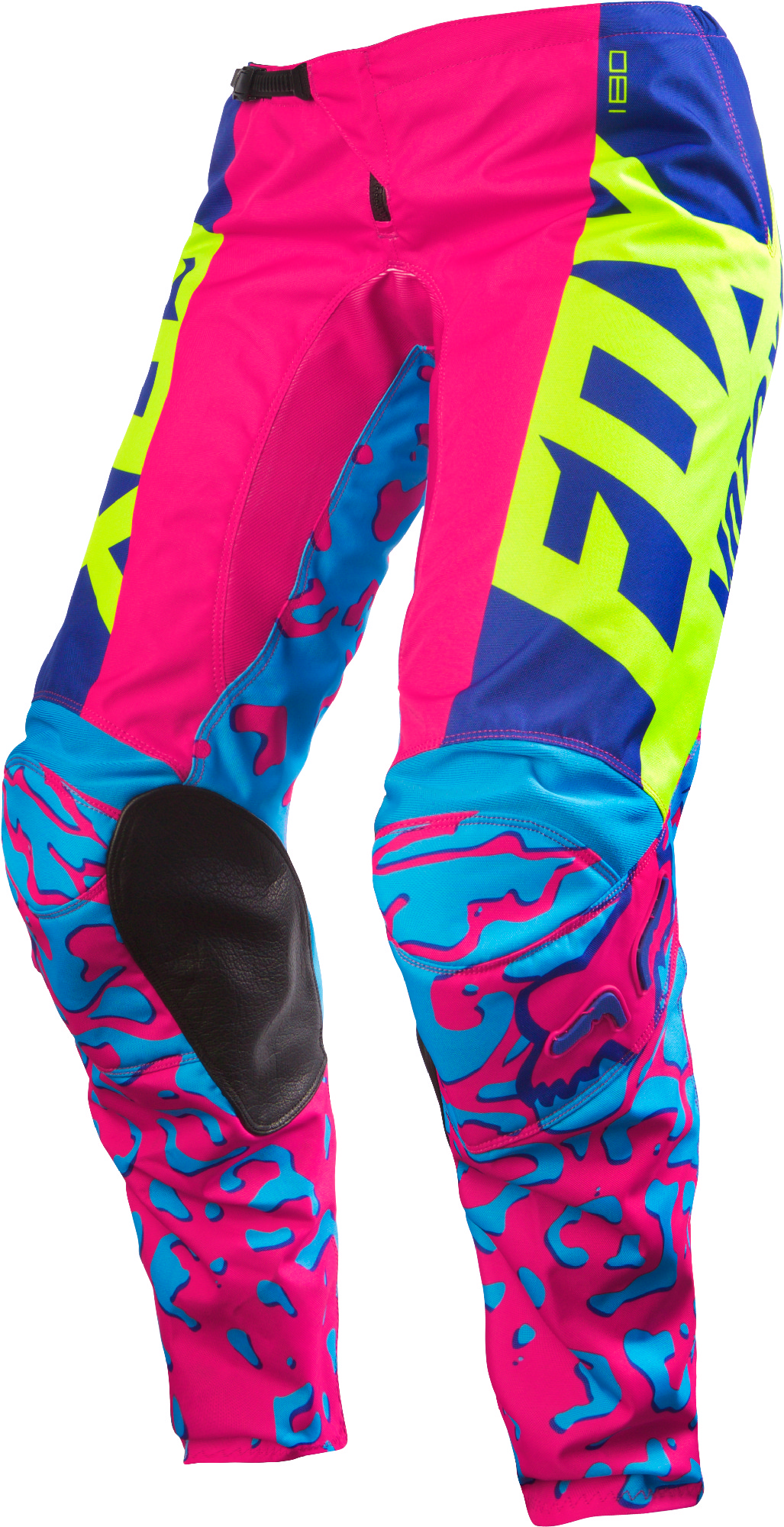 Fox Racing Womens Pink/Blue/Yellow 180 Dirt Bike Pants MX ATV 2016