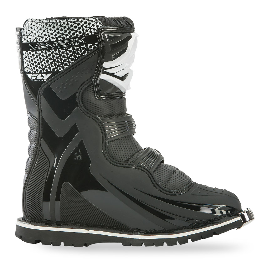 Fly Racing Black Mens Maverik Dual Sport/ATV Dirt Bike Boots MX ATV