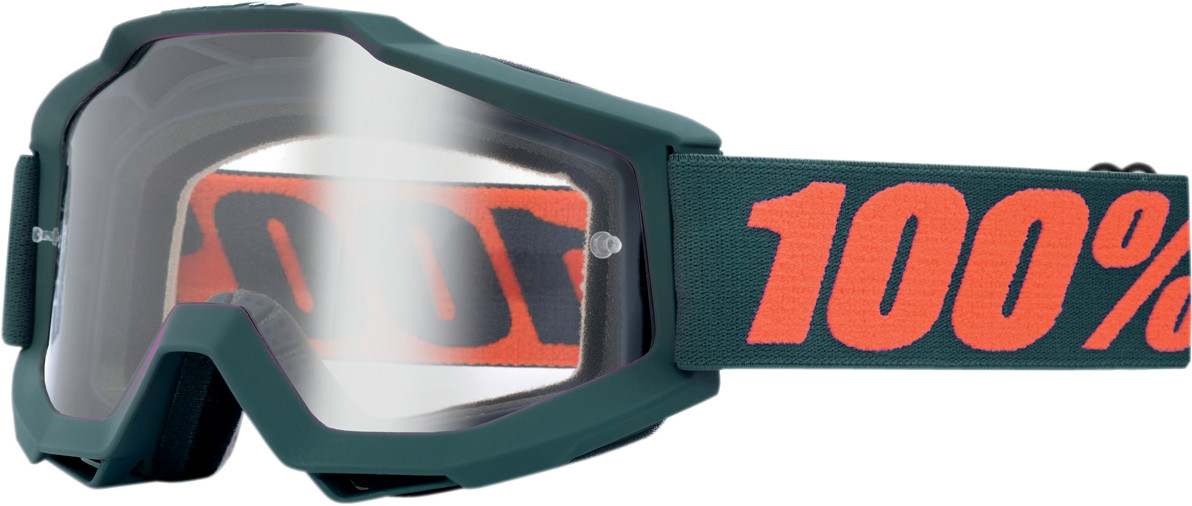 100/% Racecraft MX Motocross Gafas stuu Blanco Negro Transparente//Mirror Nuevo