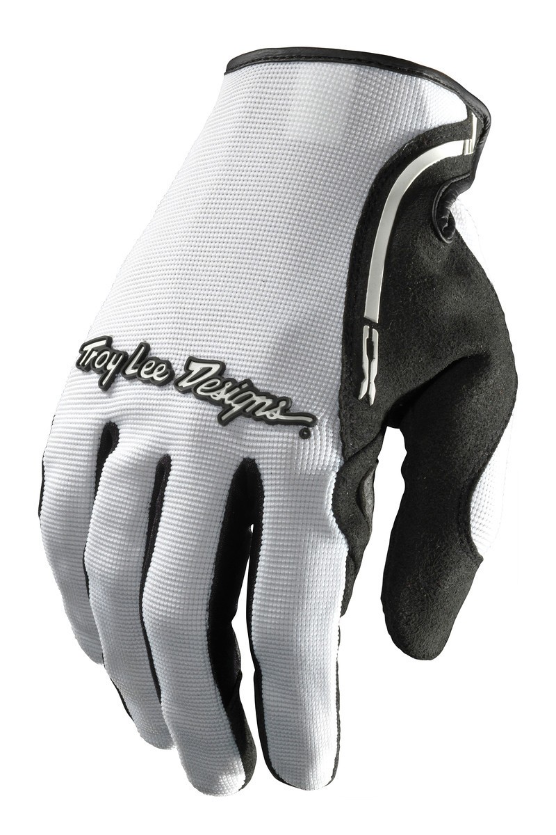 Troy Lee Designs XC Dirt Bike Gloves White Black 2014 MX BMX MTB eBay
