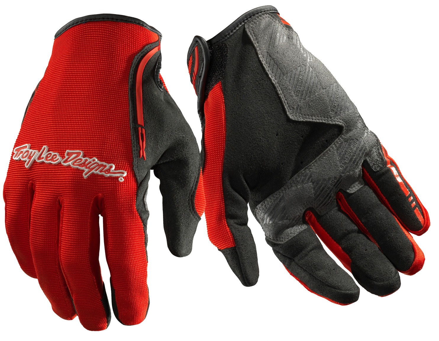 Troy Lee Designs XC Dirt Bike Gloves Red Black 2014 MX BMX MTB eBay