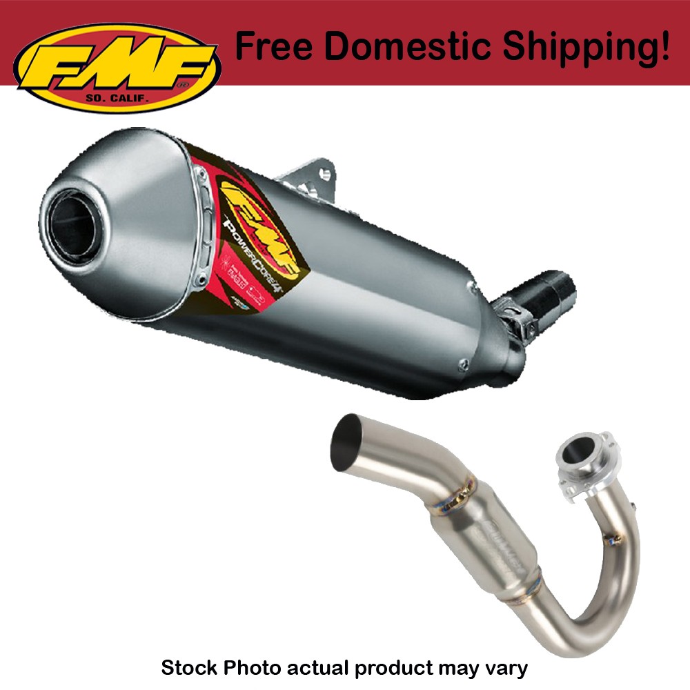 FMF Powercore 4 Hex Muffler & Powerbomb Header For 2005-2017 Honda