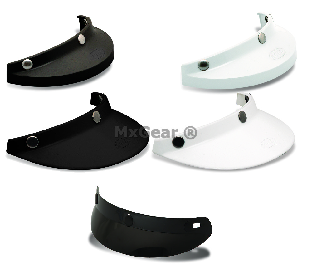 BELL CUSTOM 500 520 3SNAP VISOR BLACK senwanders Motors