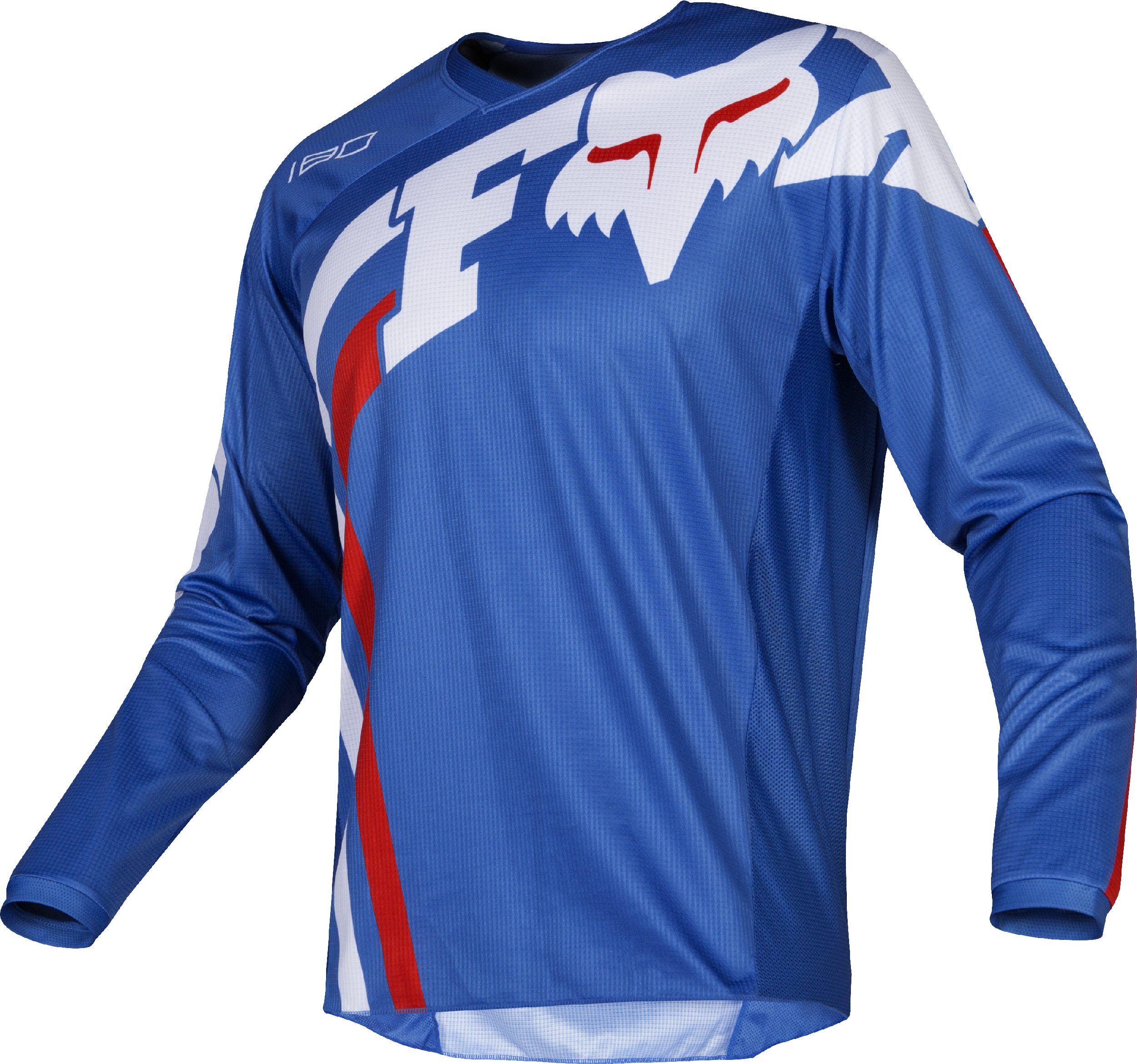 blue and white fox jersey