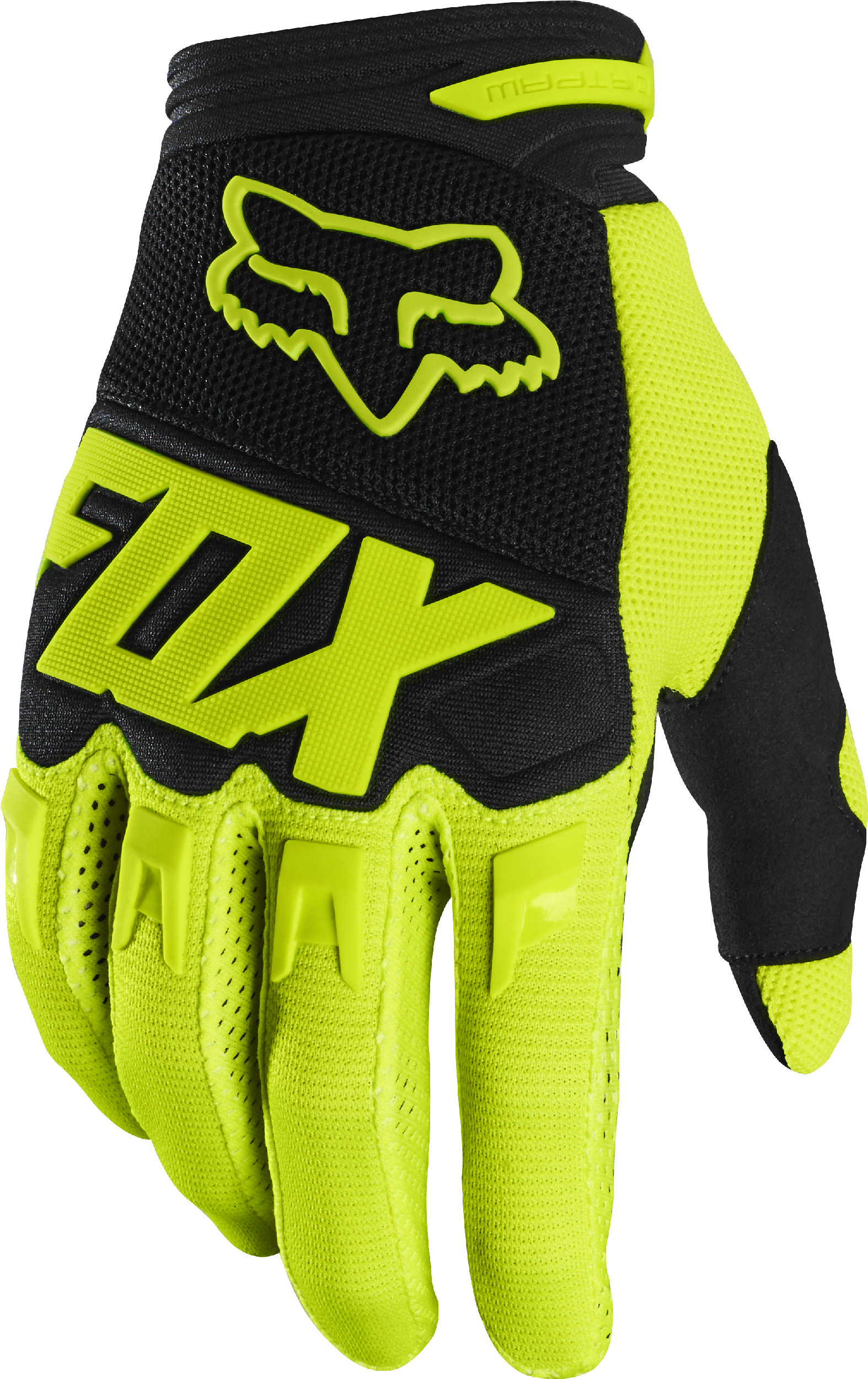Fox Racing Dirtpaw Race Men's Full Finger Glove Black LG 
