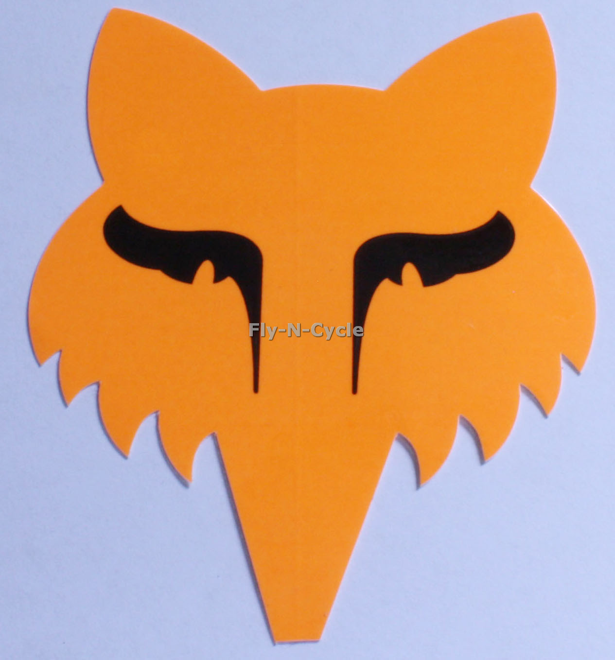 Fox Racing Fox Racing Pair of Sticker Decal Legacy Head Sticker 3.5 Inch Flo Orange 14906 
