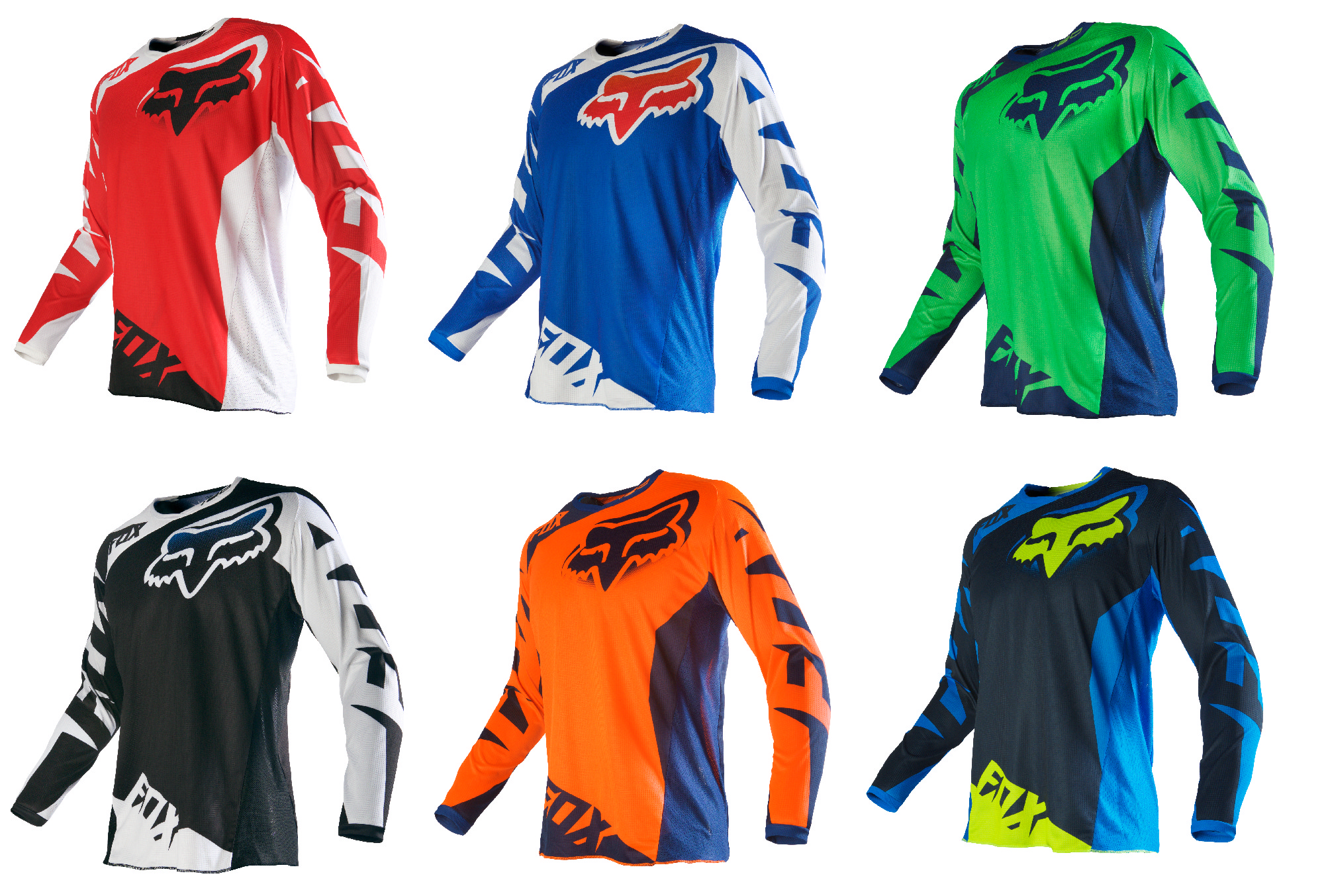 Fox Racing Mens All Sizes & Colors 180 Race Dirt Bike Jersey MX ATV ...