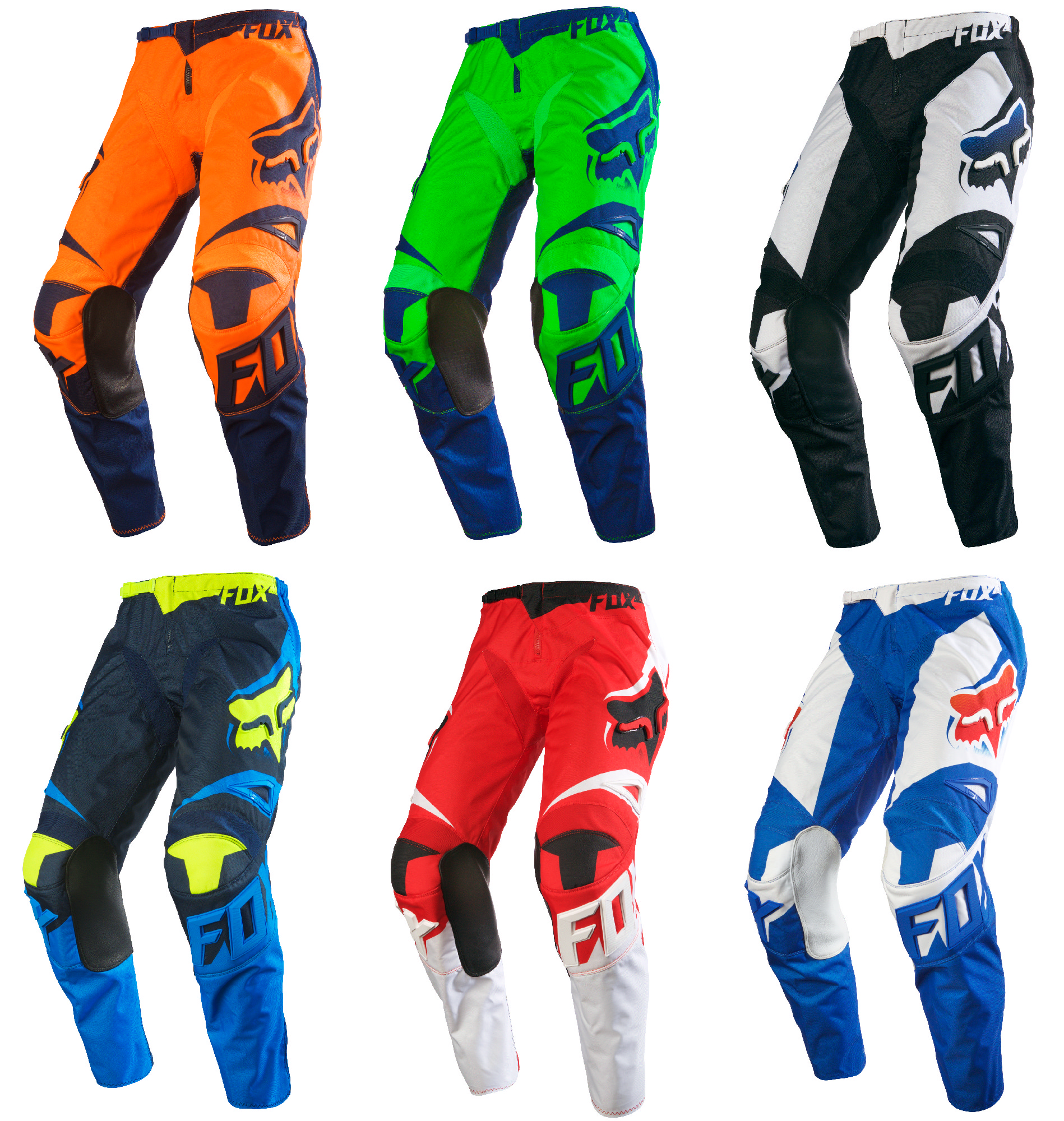 Fox Racing Mens All Sizes & Colors 180 Race Dirt Bike Pants MX ATV 2016 ...