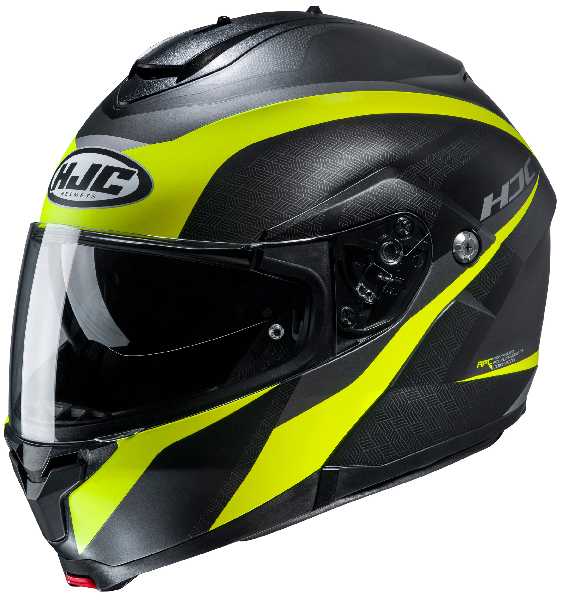 HJC Black/Hi-Viz Yellow C91 Taly Modular Motorcycle Helmet | eBay