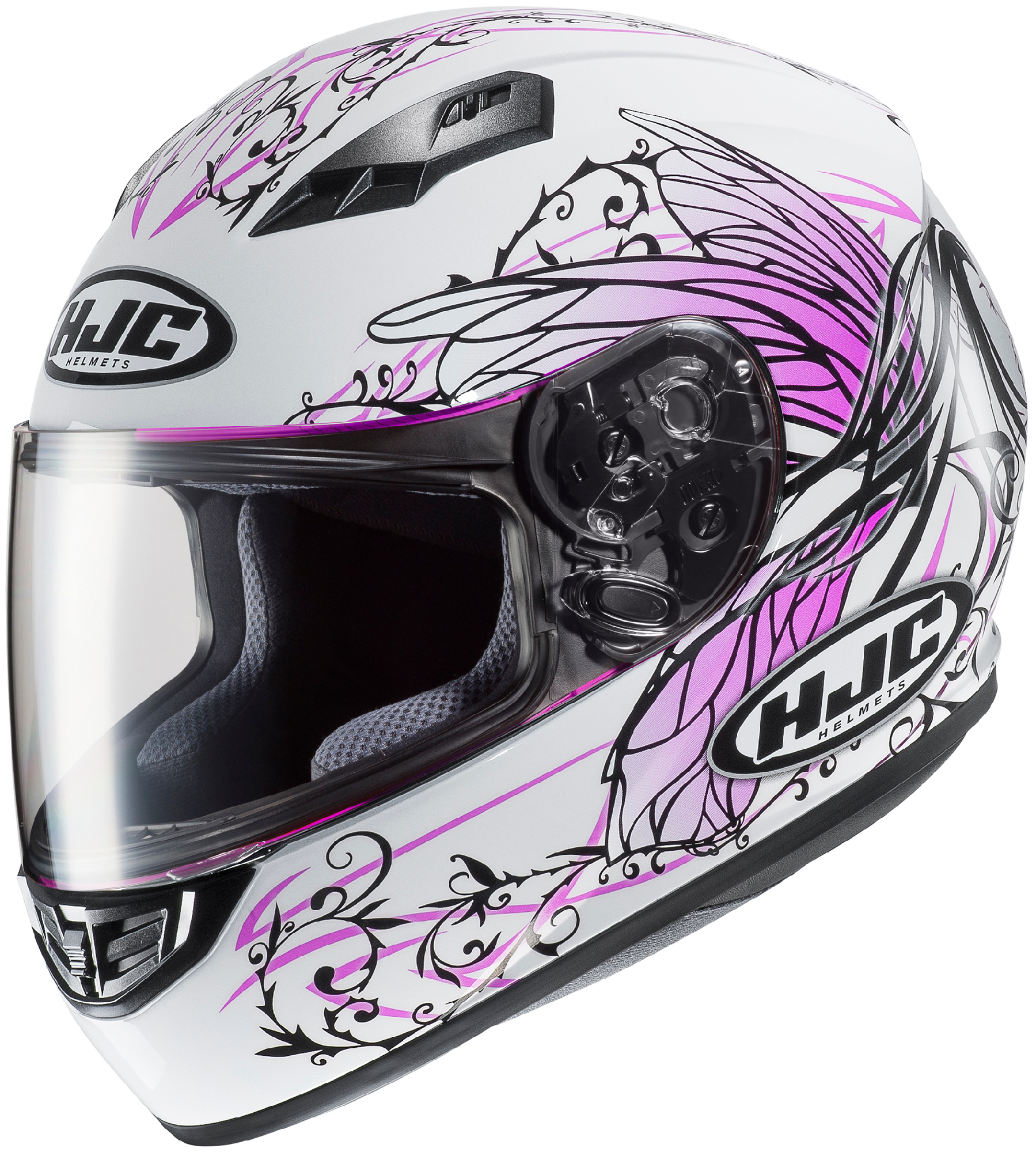 HJC CS-R3 Full Face Motorcycle Helmet Gloss White Free Size Exchange 