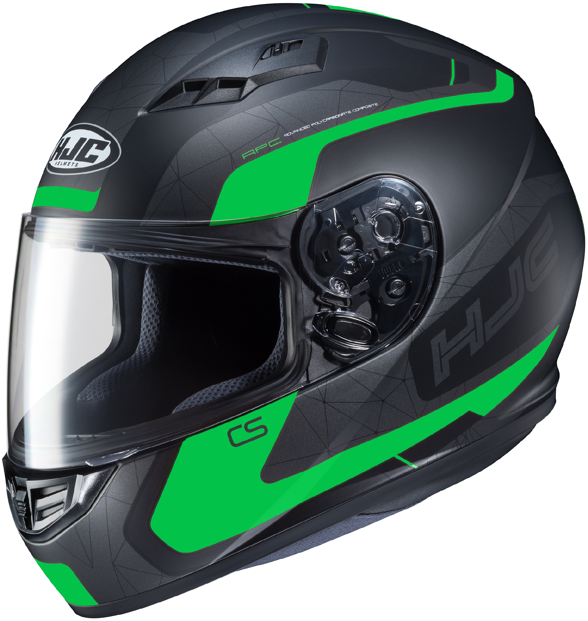 HJC Adult Green/Black/Grey CSR3 Dosta Full Face Motorcycle Helmet eBay