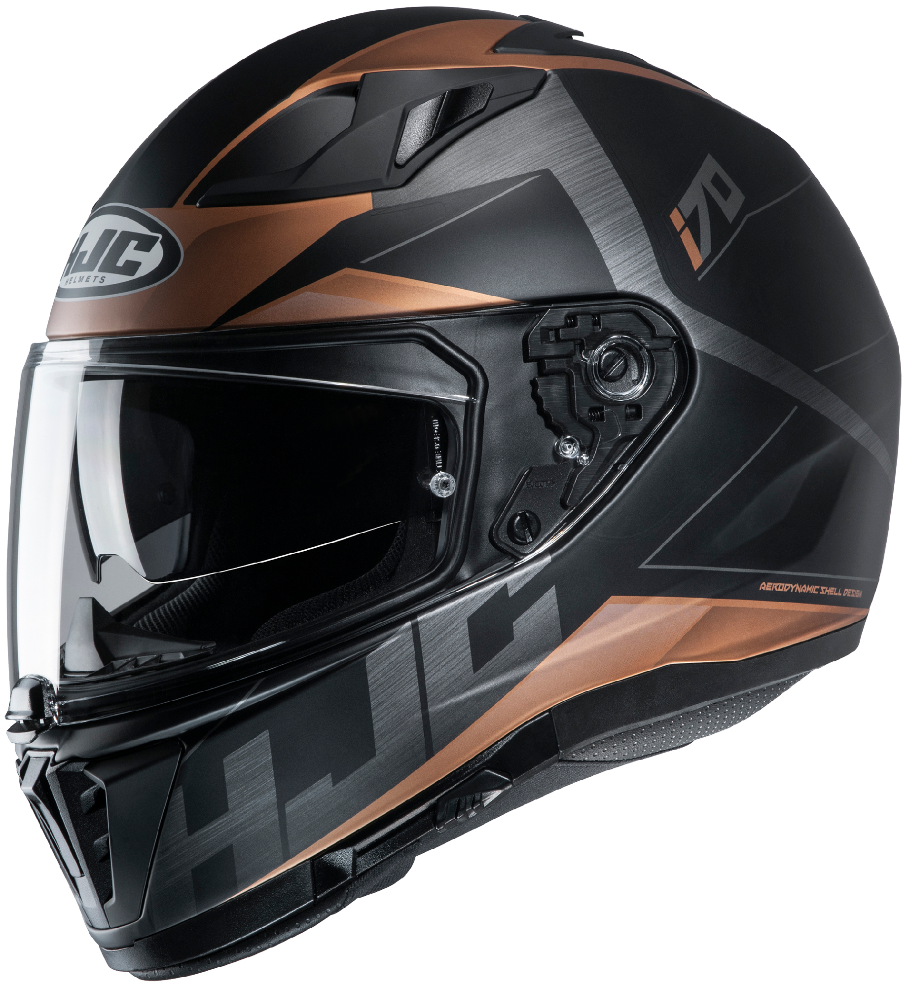 HJC Copper/Black i70 Eluma Full Face Motorcycle Helmet | eBay