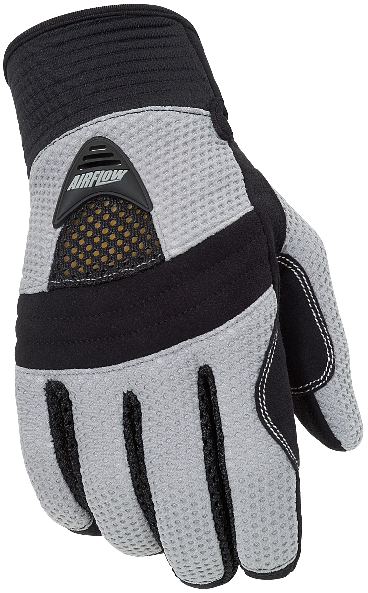 Tourmaster Silver Mens Small Airflow Textile Mesh Motorcycle Gloves Sml Sm S - Picture 1 of 2