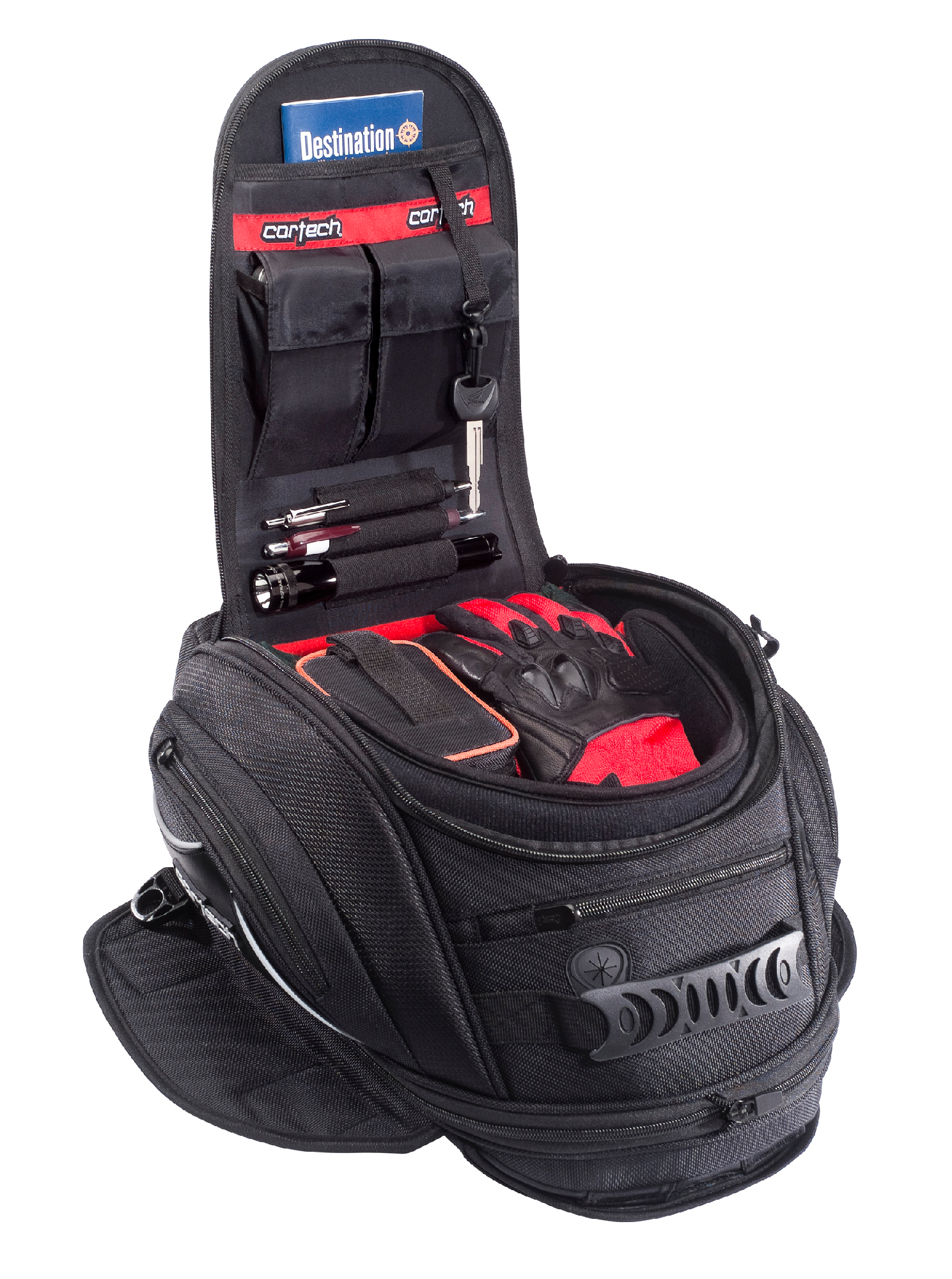 Cortech Super 2.0 18-Liter Magnetic Mount Motorcycle Tank Bag Luggage