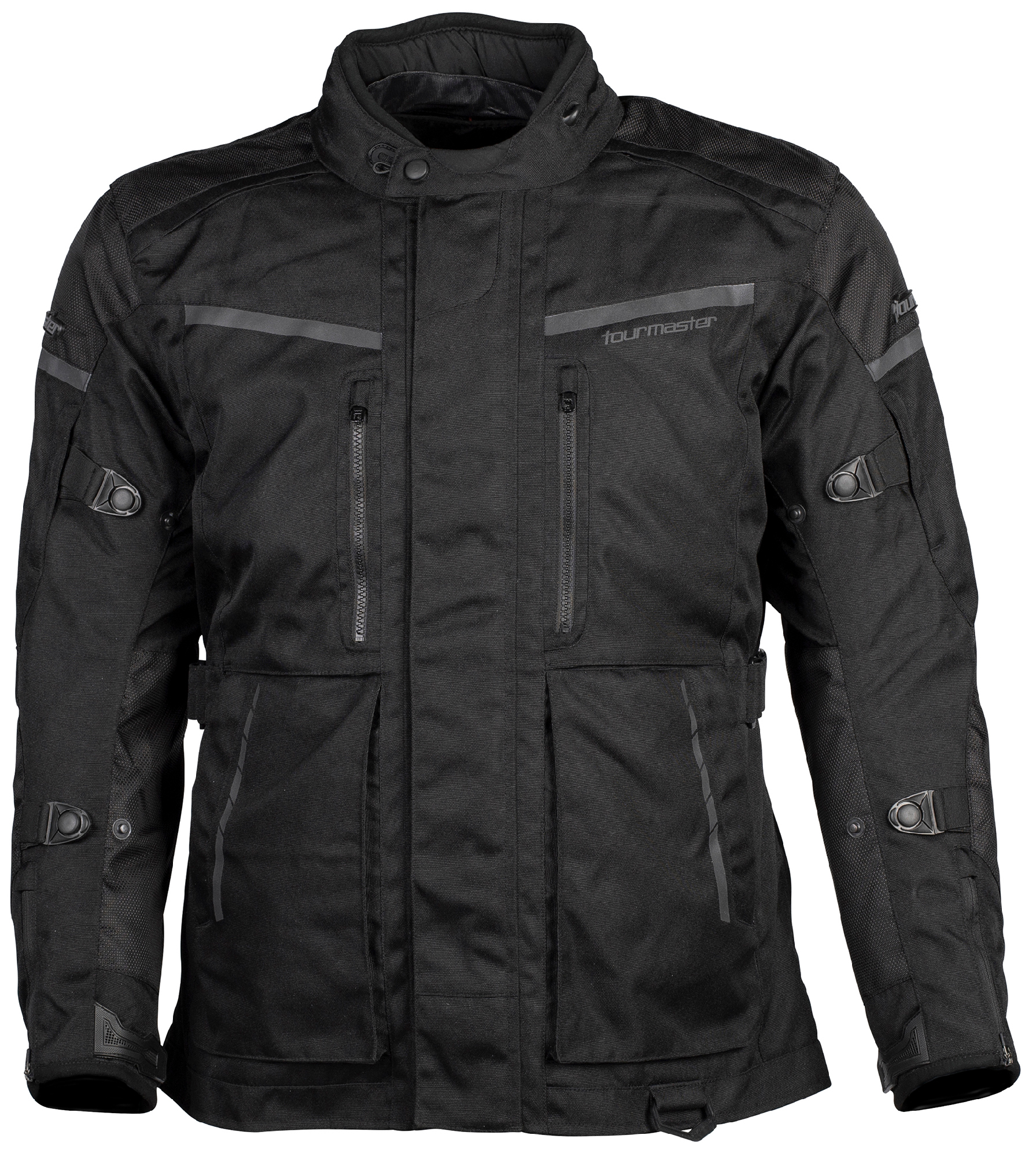 Chaqueta Tourmaster Para Hombre Negra Moto Transición Para Hombre Multitemporada Corte Largo - Imagen 1 de 4