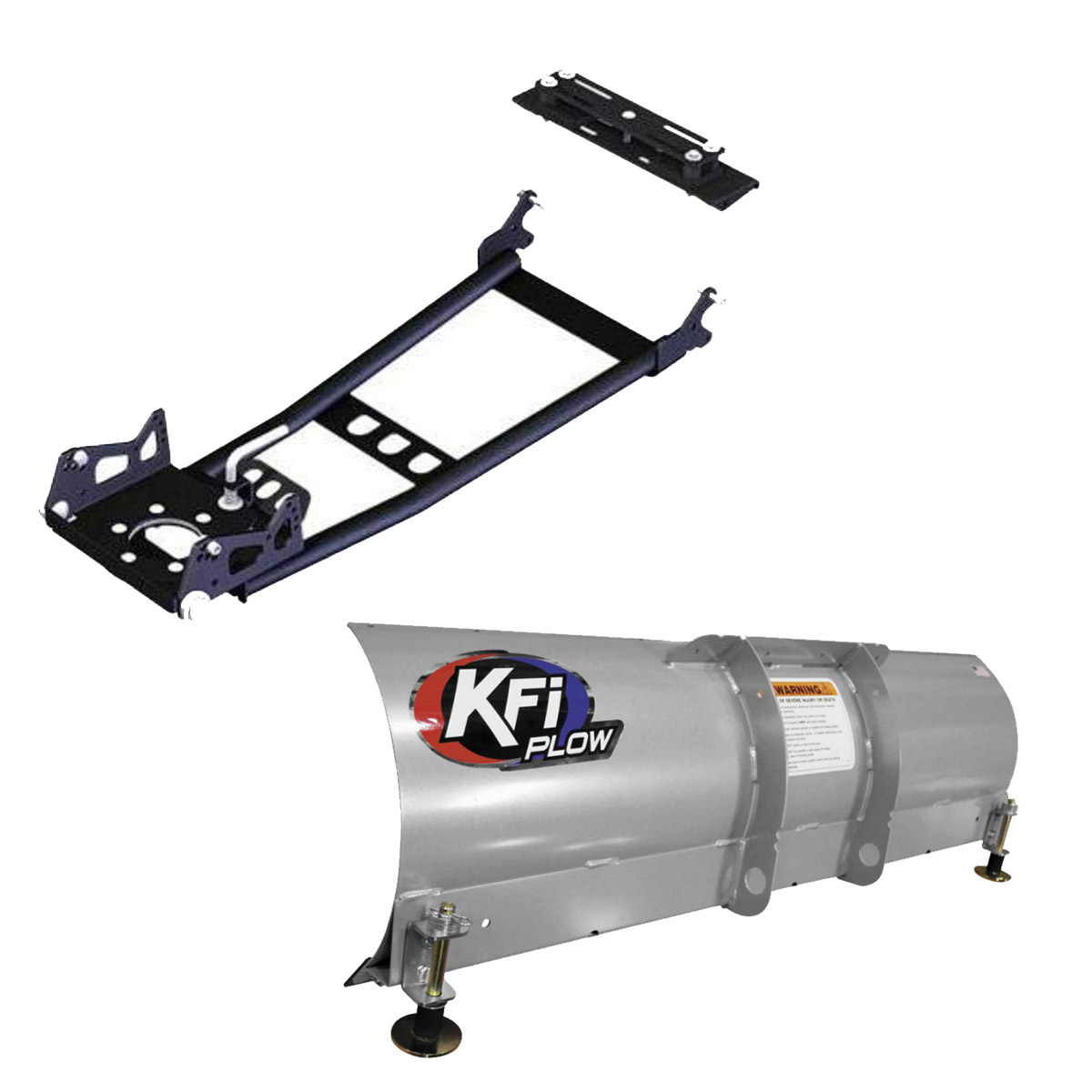 KFI ATV Hybrid Snow Plow System with 54" Blade For 2018 Textron 500