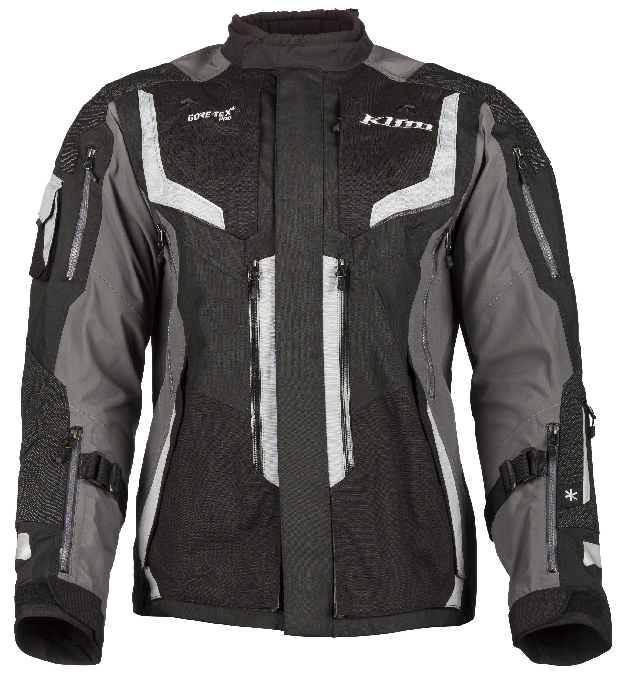 Klim Mens Grey/Black Badlands Pro Adventure Touring Motorcycle Jacket