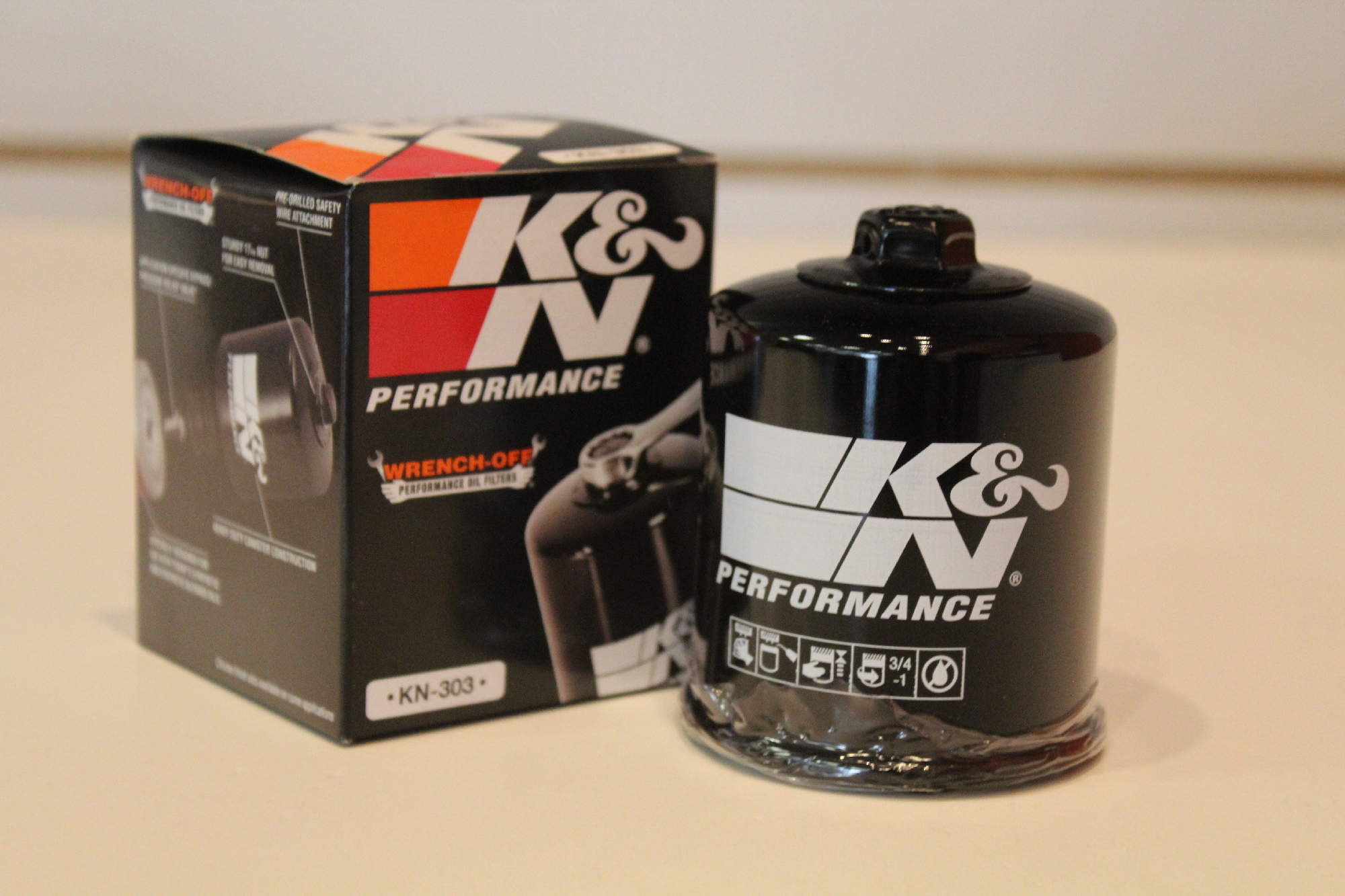 Motorcycle Oil Filters K&N Chrome Oil Filter for 19972000 Honda