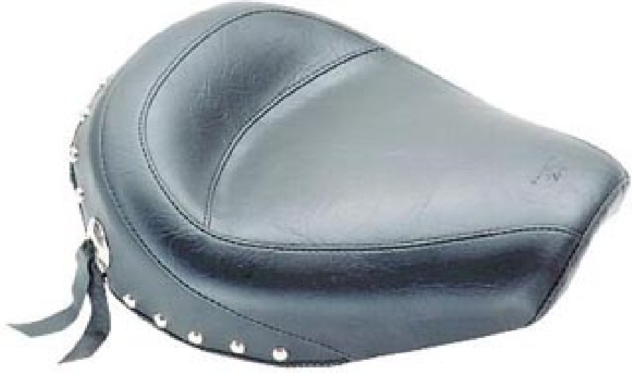 New Mustang Solo Seat Chrome Studs For 19651984 Harley Davidson FX FL Big Twin eBay