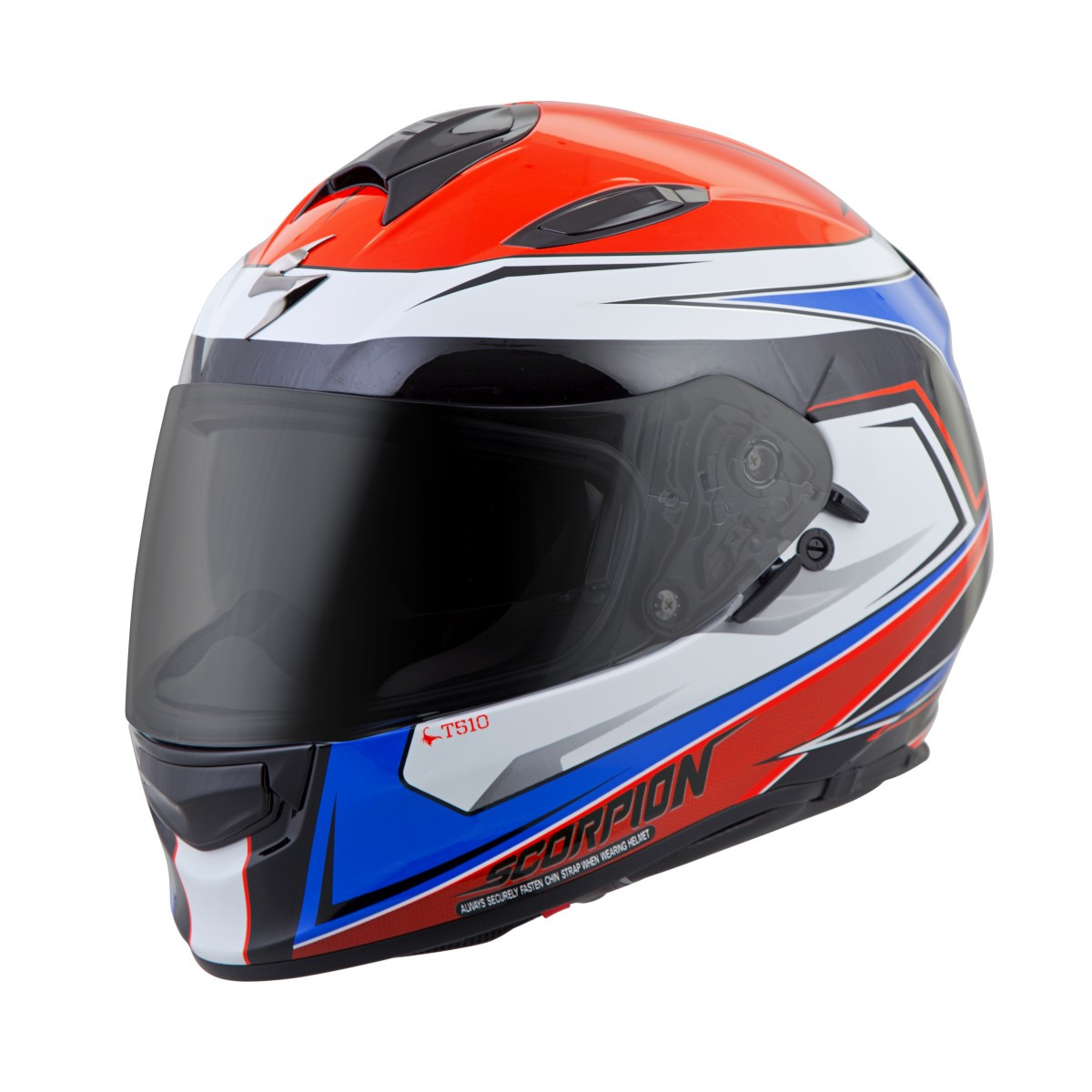 Scorpion EXO-R410 Bushido Full Face Motorcycle Helmet Red//Blue Adult Sizes