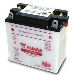 Yuasa YB9-B Conventional 12-Volt Battery For 1984 Honda CH125